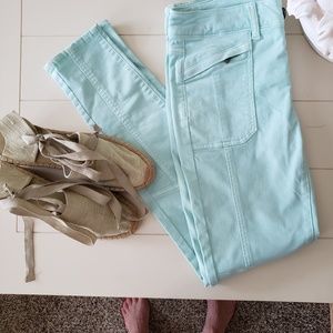 American Eagle.  Detressed cargo pants.